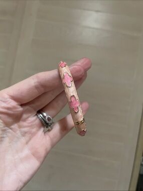 Pink Bangle Cuff bracelet